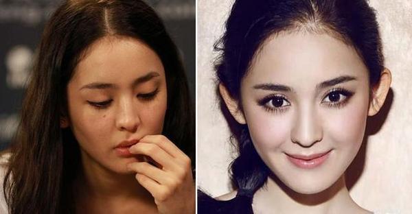 女星化妆素颜对比:娜扎胜郑爽 赵丽颖是大赢家(3)