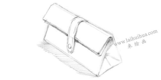 笔袋素描画法步骤