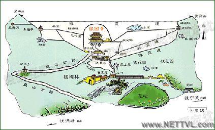 宁波保国寺导游地图