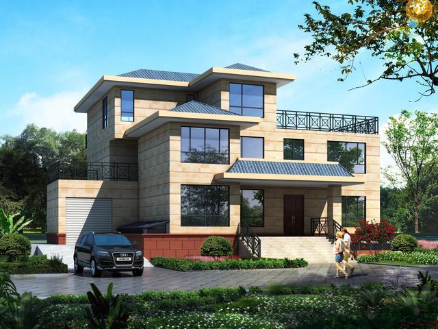 建筑特色    不规则的外形显得错落有致,很有现代风建筑的空间感