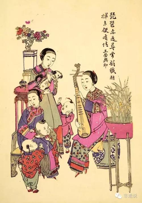 清代雍正,乾隆年间为鼎盛时期,每年出产的桃花坞木版年画达百万张以上