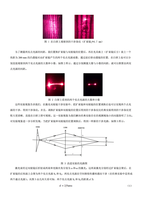 激光双棱镜干涉实验的改进方法.doc