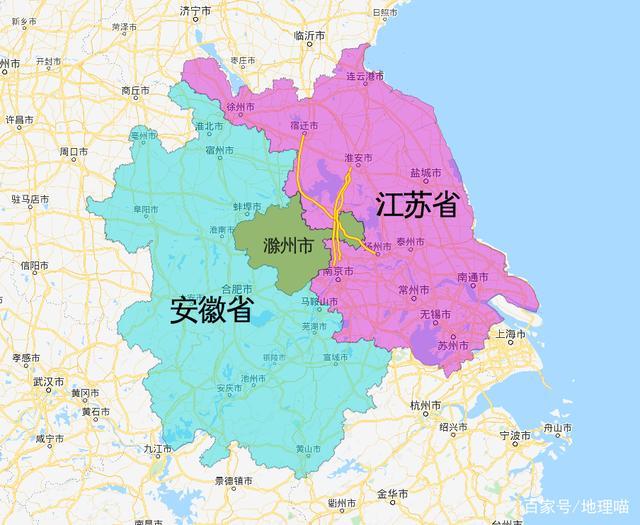 安徽的天长插入江苏版图 为什么不划给江苏