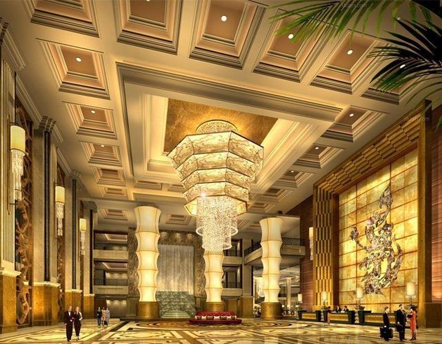 豪华酒店内部设计大厅图片效果图