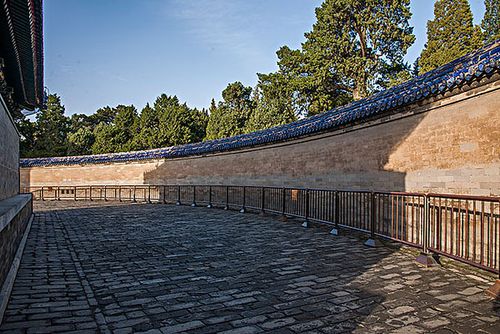 北京天坛公园皇穹宇回音壁