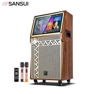 户外便携音箱 家用k歌wifi触屏蓝牙移动ktv直播视频机播放器点歌机