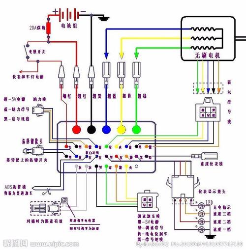 电动三轮车电路图