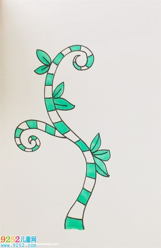 藤条怎么画榕树简笔画