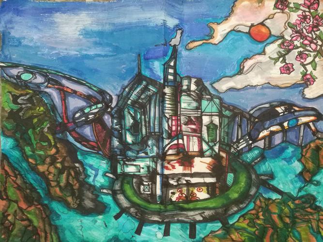 七年级科幻画作业