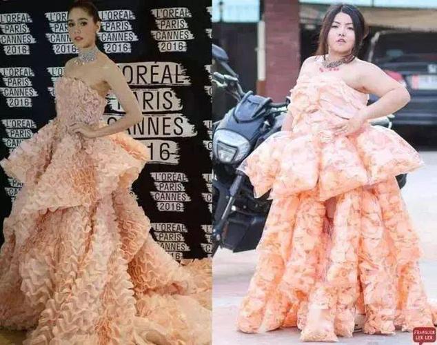 真的是撞衫不可怕,谁胖谁尴尬.