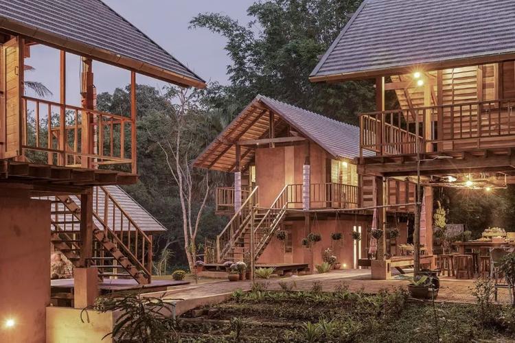 泰国ahsa农场民宿,以传统工艺筑造的乡村美屋丨creativecrewsltd.