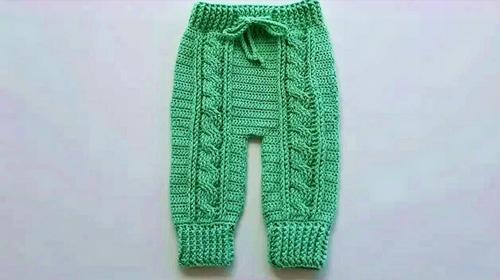 婴幼儿毛线裤怎么钩