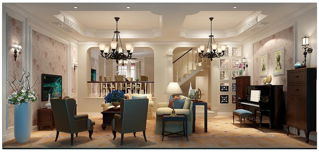 金山名都 简约美式风格案例