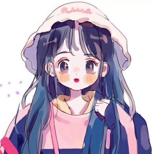 卡通动漫可爱闺蜜头像 清新高冷且可爱 超级霸气女生头像