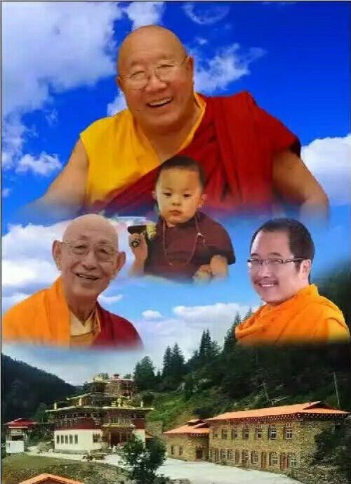 令人尊敬的宁玛派白玉祖寺的法王们.