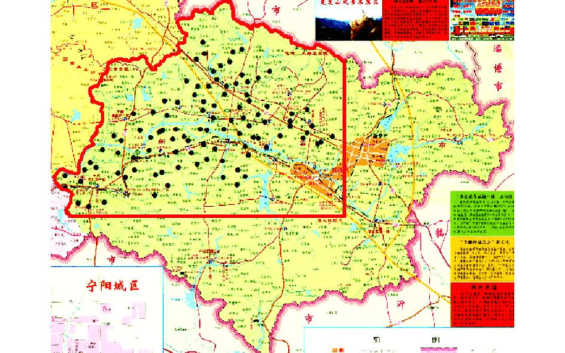 该研究选取新泰市主要产粮区作为研究对象,共有8个乡镇,主