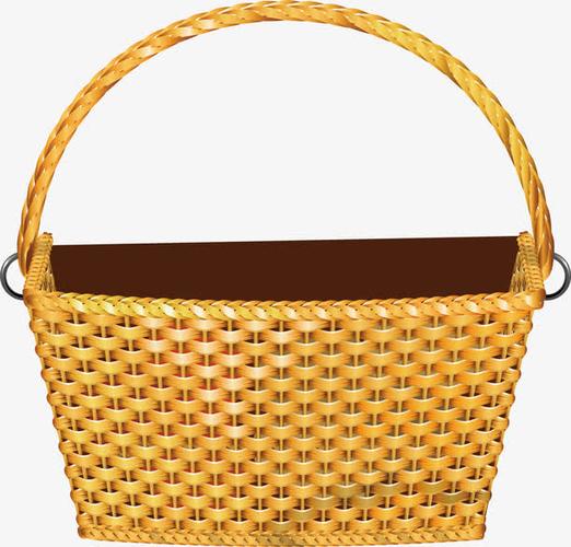 卡通竹篮