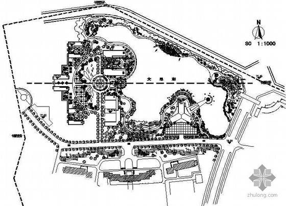 [分享]大学校园设计平面图cad资料下载