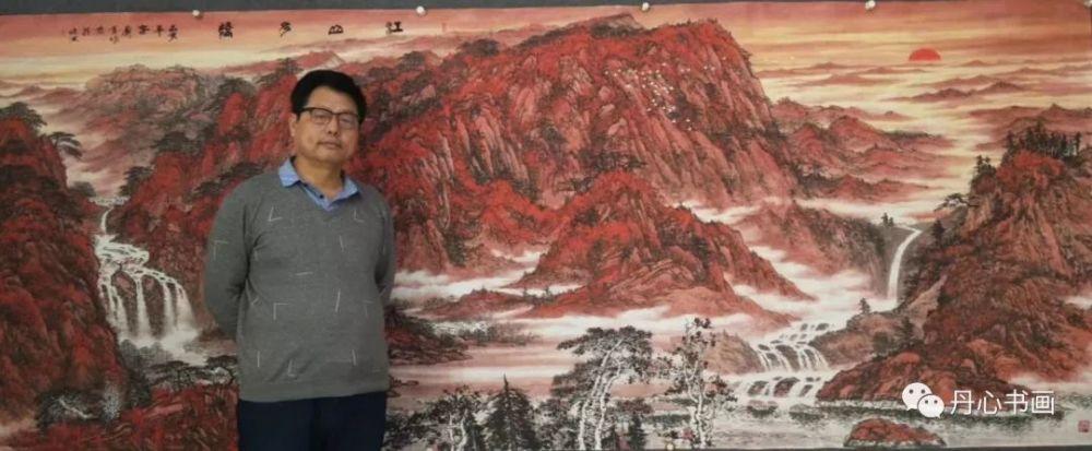 笔墨酣畅古朴,气势恢弘磅礴|山水画家刘首作