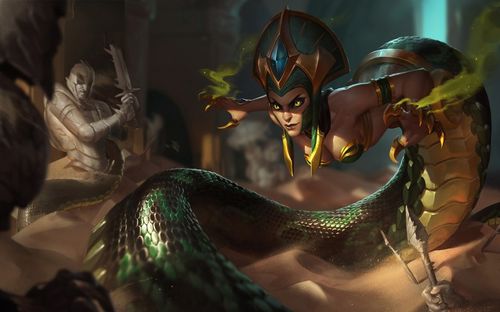 英雄联盟lol魔蛇之拥卡西奥佩娅动漫桌面壁纸第1张
