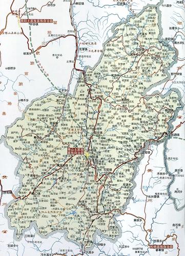 重庆到秀山地图; 湖南省花垣县地图; 秀山土家族苗族自治县