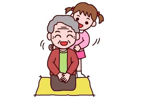 漫画人物简笔画 小学生尊老爱幼的卡通漫画大全 尊老爱幼孝亲敬老的手