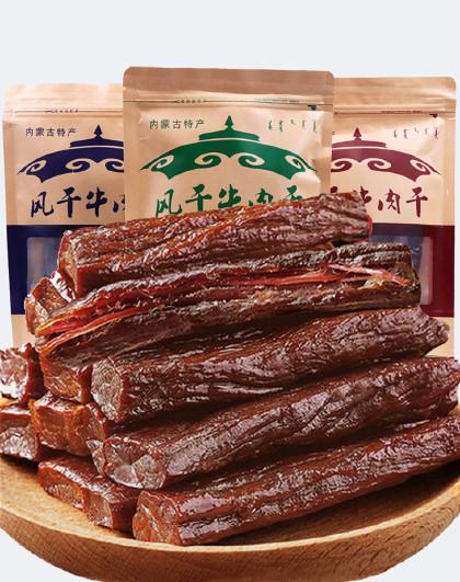 内蒙古特产 风干牛肉108g休闲零食手撕牛肉干