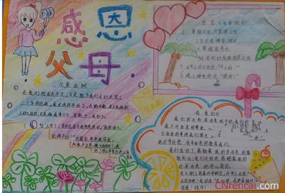 走进5月感恩母亲手抄报初中生-373kb