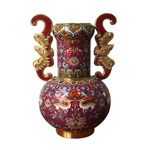 张向东大师作品国宝景泰蓝福禄平安尊 收藏,馈赠 正品保证