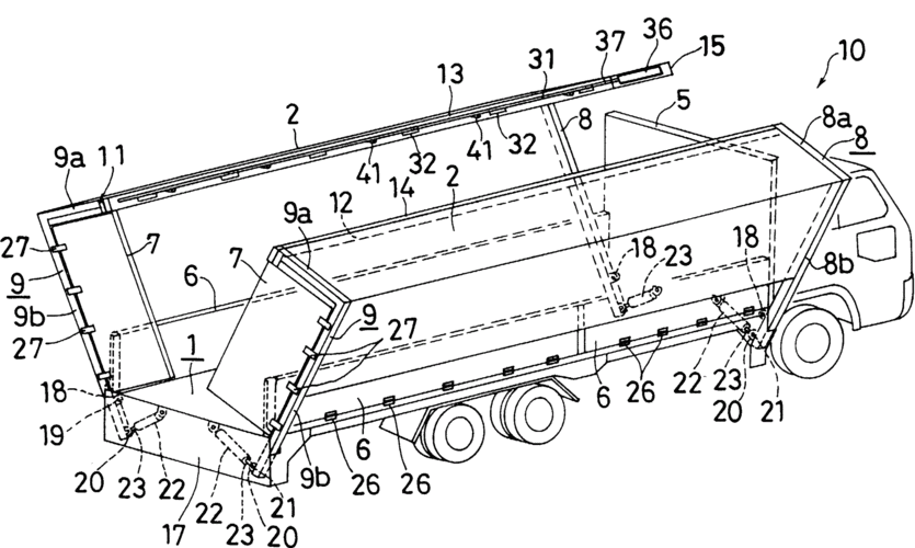 cn1167712a 公开(公告)日 1997-12-17 发明名称 翼形箱式货车 发明人