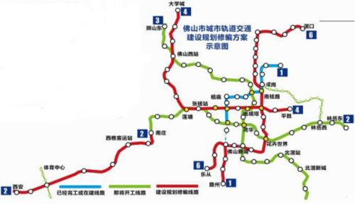 佛山地铁规划图