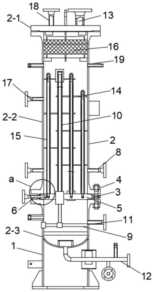 液氨列管式蒸发器装置的制作方法