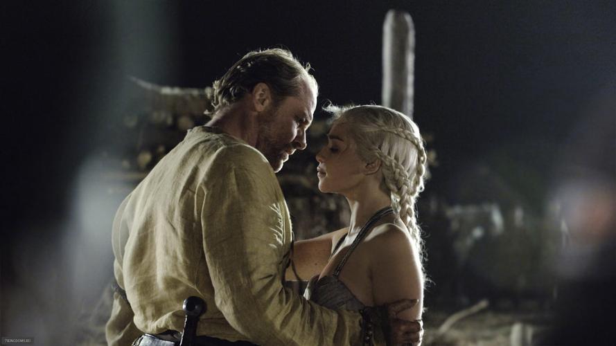 daenerys targaryen and jorah mormont from “a song of ice