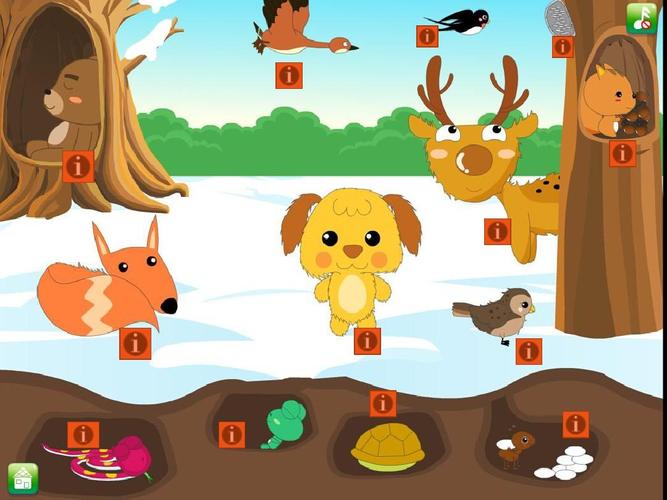 幼儿园课件:大班科学领域《冬天里的动物》精美ppt