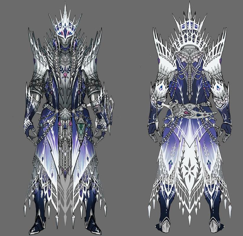 猛汉王跟黑魂3联动了冰咒龙套装设定图公布神似葛温德林