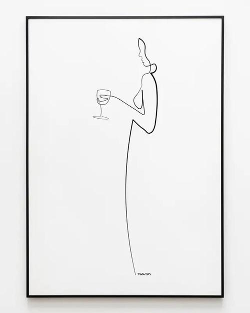 简单的线条却画出了不简单的画网友太有意境了