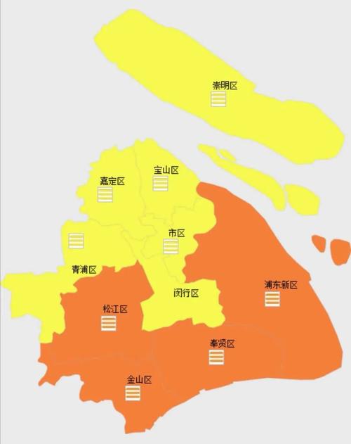 其中,浦东,金山,松江,奉贤四个区已更新为大雾橙色预警.