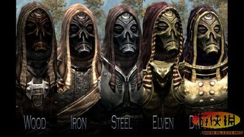 上古卷轴5各种盔甲配套龙祭祀面具汉化版