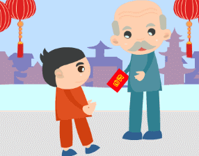 小孩收红包简笔画怎么画