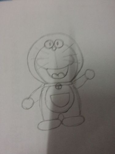 朋友给画的哆啦a梦