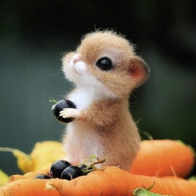 彩泥手工小动物