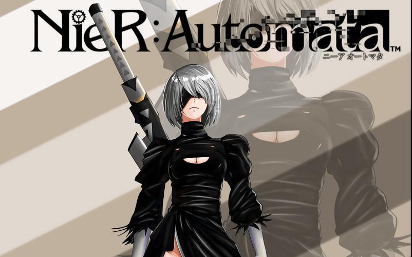 sai绘画尼尔机械纪元nierautomata可爱的2b小姐姐