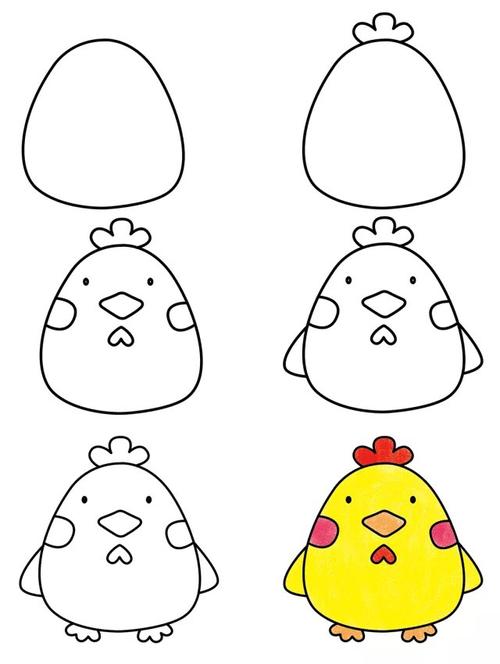 分享一波炒鸡可爱又简单的简笔画新技能get 快学起来
