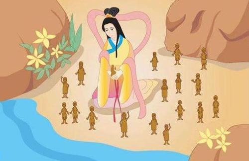 关于女娲的优秀作文:女娲造人