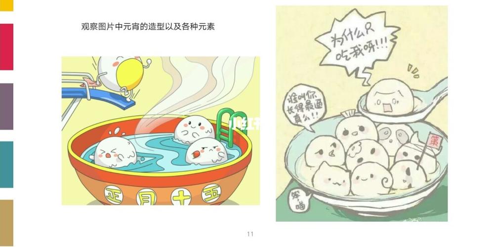 少儿美术绘画课件《元宵节的美味汤圆》