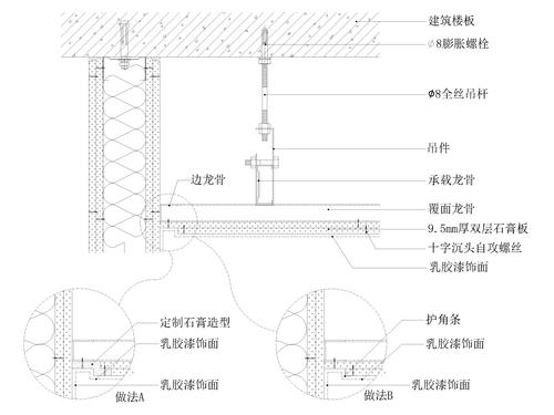 墙面,吊顶,地坪,门表,卫浴节点大样详图图集