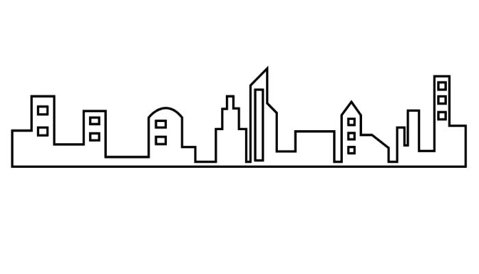 美丽的城市简笔画美丽的城市简笔画怎么画