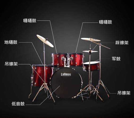 法国莱曼 架子鼓 成人架子鼓爵士鼓 5鼓4镲3镲2镲 送鼓棒