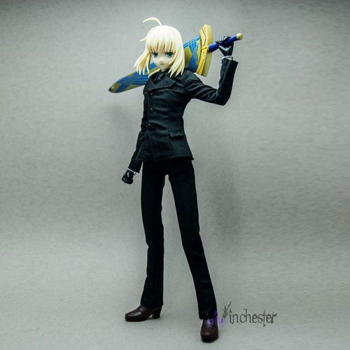日版rahfate西装西服saber吾王赛巴2014限定手办