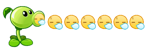 豌豆射手无语emoji表情包豌豆射手表情包cr草莓味二喵斗图gif表情